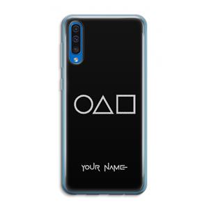 CaseCompany Squid Game: Samsung Galaxy A50 Transparant Hoesje