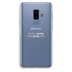 CaseCompany uzelf graag zien: Samsung Galaxy S9 Plus Transparant Hoesje