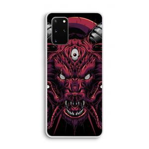 CaseCompany Hell Hound and Serpents: Samsung Galaxy S20 Plus Transparant Hoesje