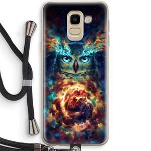 CaseCompany Aurowla: Samsung Galaxy J6 (2018) Transparant Hoesje met koord