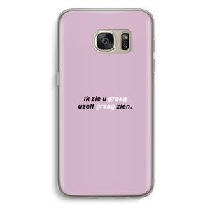 CaseCompany uzelf graag zien: Samsung Galaxy S7 Transparant Hoesje