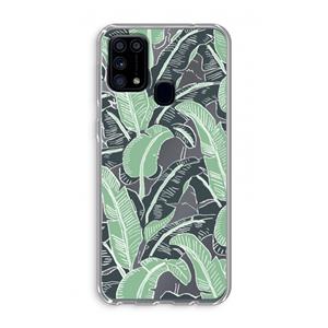 CaseCompany This Sh*t Is Bananas: Samsung Galaxy M31 Transparant Hoesje