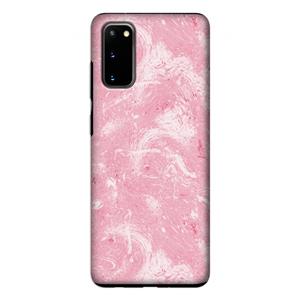 CaseCompany Abstract Painting Pink: Samsung Galaxy S20 Tough Case