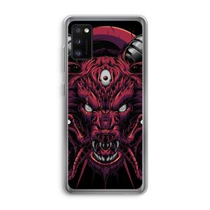 CaseCompany Hell Hound and Serpents: Samsung Galaxy A41 Transparant Hoesje