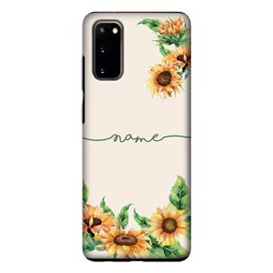 CaseCompany Zonnebloemen: Samsung Galaxy S20 Tough Case