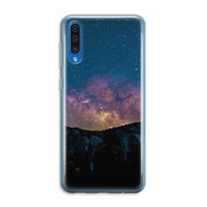 CaseCompany Travel to space: Samsung Galaxy A50 Transparant Hoesje