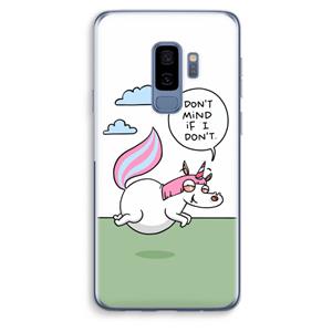 CaseCompany Unicorn: Samsung Galaxy S9 Plus Transparant Hoesje