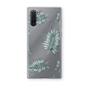 CaseCompany Simple leaves: Samsung Galaxy Note 10 Transparant Hoesje