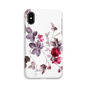 CaseCompany Mooie bloemen: iPhone Xs Volledig Geprint Hoesje