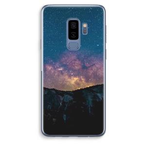 CaseCompany Travel to space: Samsung Galaxy S9 Plus Transparant Hoesje