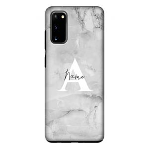 CaseCompany Ivory Marble: Samsung Galaxy S20 Tough Case