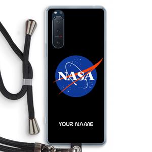 CaseCompany NASA: Sony Xperia 5 II Transparant Hoesje met koord