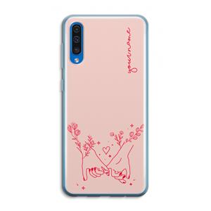 CaseCompany Best Friends: Samsung Galaxy A50 Transparant Hoesje