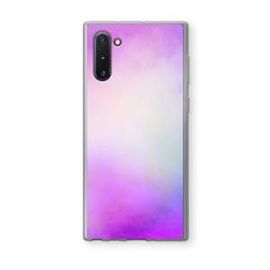 CaseCompany Clouds pastel: Samsung Galaxy Note 10 Transparant Hoesje