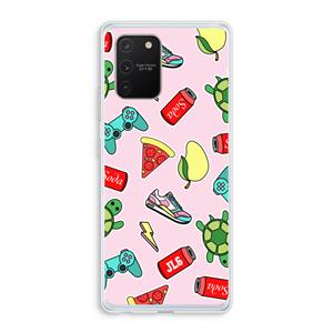 CaseCompany Things Jamie Loves: Samsung Galaxy S10 Lite Transparant Hoesje