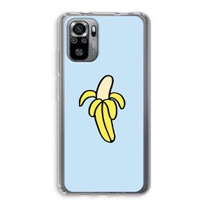 CaseCompany Banana: Xiaomi Redmi Note 10S Transparant Hoesje