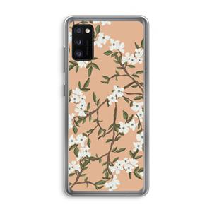 CaseCompany Blossoming spring: Samsung Galaxy A41 Transparant Hoesje