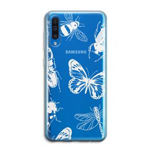 CaseCompany Tiny Bugs: Samsung Galaxy A50 Transparant Hoesje