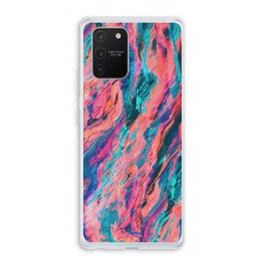 CaseCompany Electric Times: Samsung Galaxy S10 Lite Transparant Hoesje