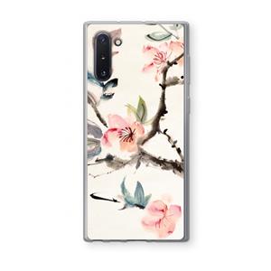 CaseCompany Japanse bloemen: Samsung Galaxy Note 10 Transparant Hoesje
