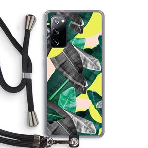 CaseCompany Fantasie jungle: Samsung Galaxy S20 FE / S20 FE 5G Transparant Hoesje met koord