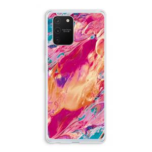 CaseCompany Pastel Echoes: Samsung Galaxy S10 Lite Transparant Hoesje