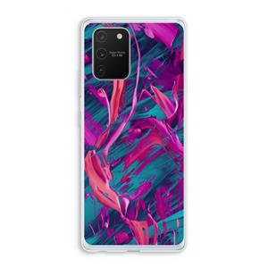 CaseCompany Pink Clouds: Samsung Galaxy S10 Lite Transparant Hoesje