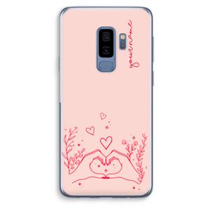 CaseCompany Love is in the air: Samsung Galaxy S9 Plus Transparant Hoesje