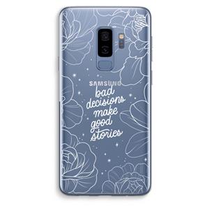 CaseCompany Good stories: Samsung Galaxy S9 Plus Transparant Hoesje