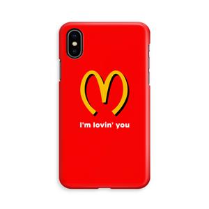 CaseCompany I'm lovin' you: iPhone Xs Volledig Geprint Hoesje