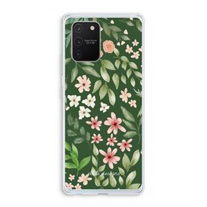 CaseCompany Botanical green sweet flower heaven: Samsung Galaxy S10 Lite Transparant Hoesje