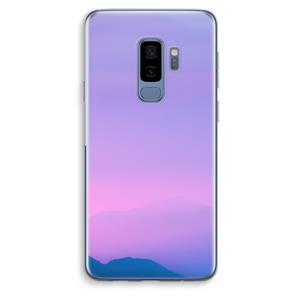 CaseCompany Sunset pastel: Samsung Galaxy S9 Plus Transparant Hoesje