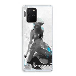CaseCompany I will not feel a thing: Samsung Galaxy S10 Lite Transparant Hoesje