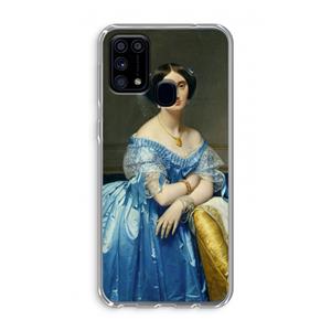 CaseCompany Eleonore: Samsung Galaxy M31 Transparant Hoesje
