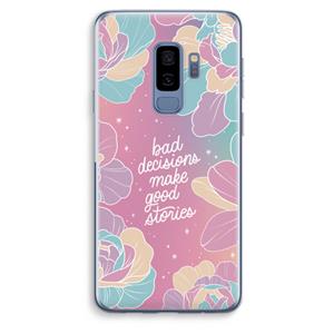 CaseCompany Good stories: Samsung Galaxy S9 Plus Transparant Hoesje