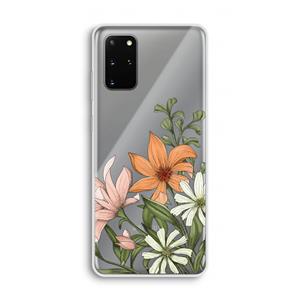 CaseCompany Floral bouquet: Samsung Galaxy S20 Plus Transparant Hoesje