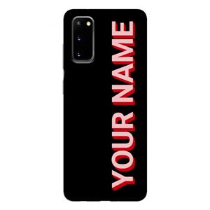 CaseCompany Namecase: Samsung Galaxy S20 Tough Case