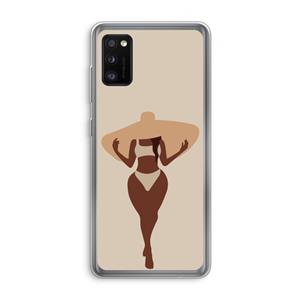 CaseCompany Let's get salty: Samsung Galaxy A41 Transparant Hoesje