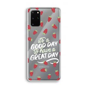 CaseCompany Don't forget to have a great day: Samsung Galaxy S20 Plus Transparant Hoesje