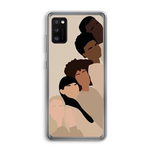 CaseCompany Sweet creatures: Samsung Galaxy A41 Transparant Hoesje