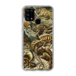 CaseCompany Haeckel Lacertilia: Samsung Galaxy M31 Transparant Hoesje