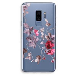 CaseCompany Mooie bloemen: Samsung Galaxy S9 Plus Transparant Hoesje