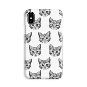 CaseCompany Kitten: iPhone Xs Volledig Geprint Hoesje