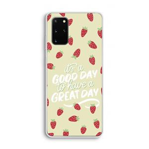 CaseCompany Don't forget to have a great day: Samsung Galaxy S20 Plus Transparant Hoesje