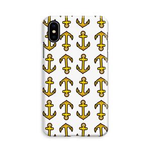 CaseCompany Musketon Anchor: iPhone Xs Volledig Geprint Hoesje