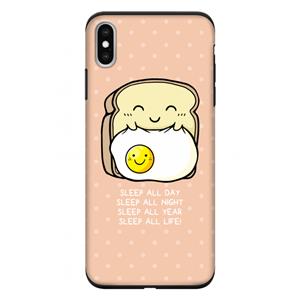 CaseCompany Sleep All Day: iPhone XS Max Tough Case