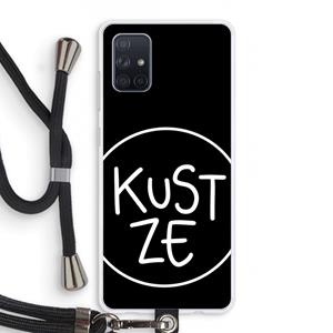 CaseCompany KUST ZE: Samsung Galaxy A71 Transparant Hoesje met koord