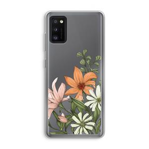 CaseCompany Floral bouquet: Samsung Galaxy A41 Transparant Hoesje
