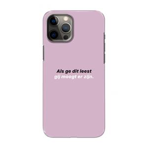 CaseCompany gij moogt er zijn: Volledig geprint iPhone 12 Pro Max Hoesje