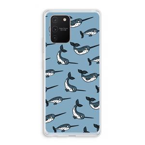 CaseCompany Narwhal: Samsung Galaxy S10 Lite Transparant Hoesje